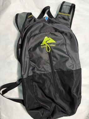 Ozark Trail Men's Black & Gray Backpack with Lime Accents